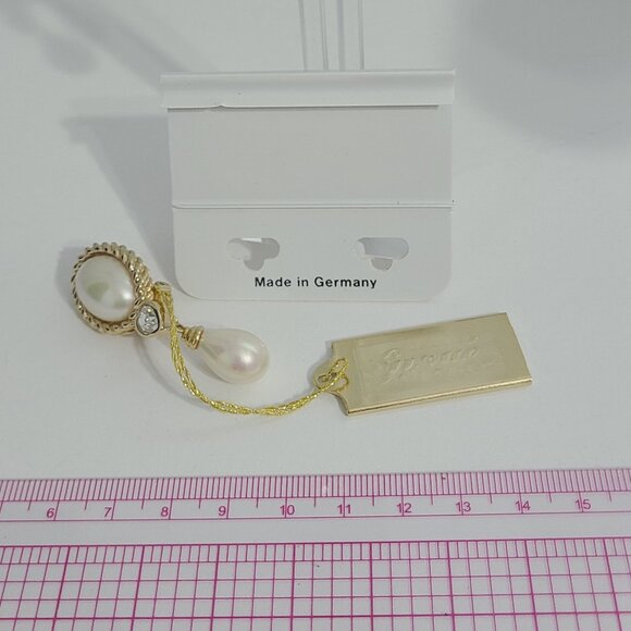 Elegant Vintage Drop Earrings- Grosse-Germany -nwt - Picture 6 of 9